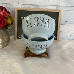 Rae Dunn ICE CREAM Speckled Bowls